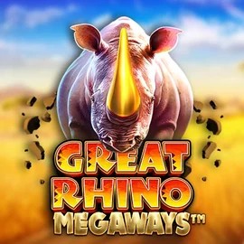 Great Rhino Megaways logo by Pragmatic Play at Instaspin Casino