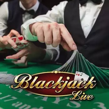 Live Blackjack slot logo by Evolution at Instaspin Casino
